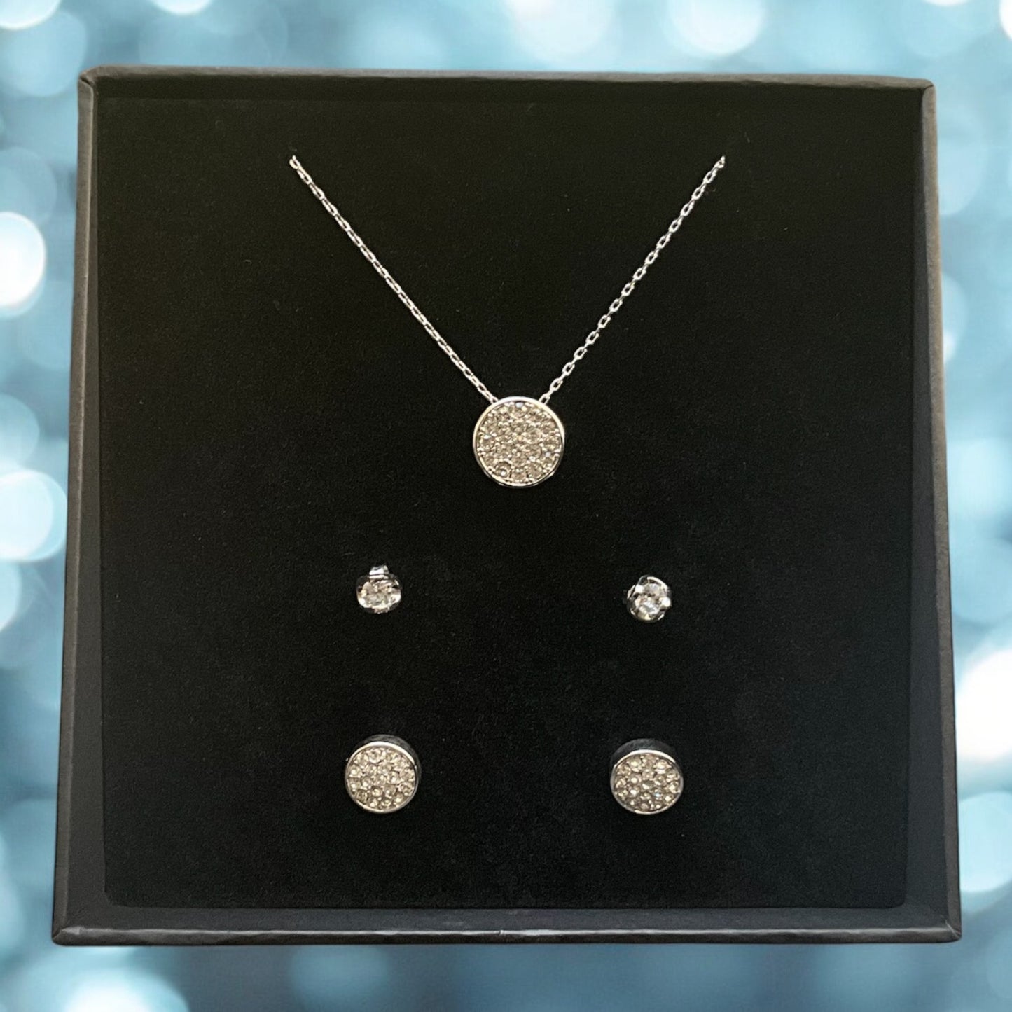 Swarovski Crystal Necklace And Earrings Set