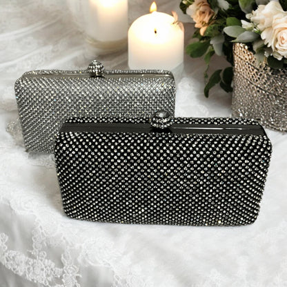 Sparkle Box Clutch Handbag