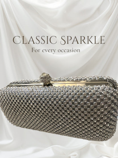 Sparkle Box Clutch Handbag