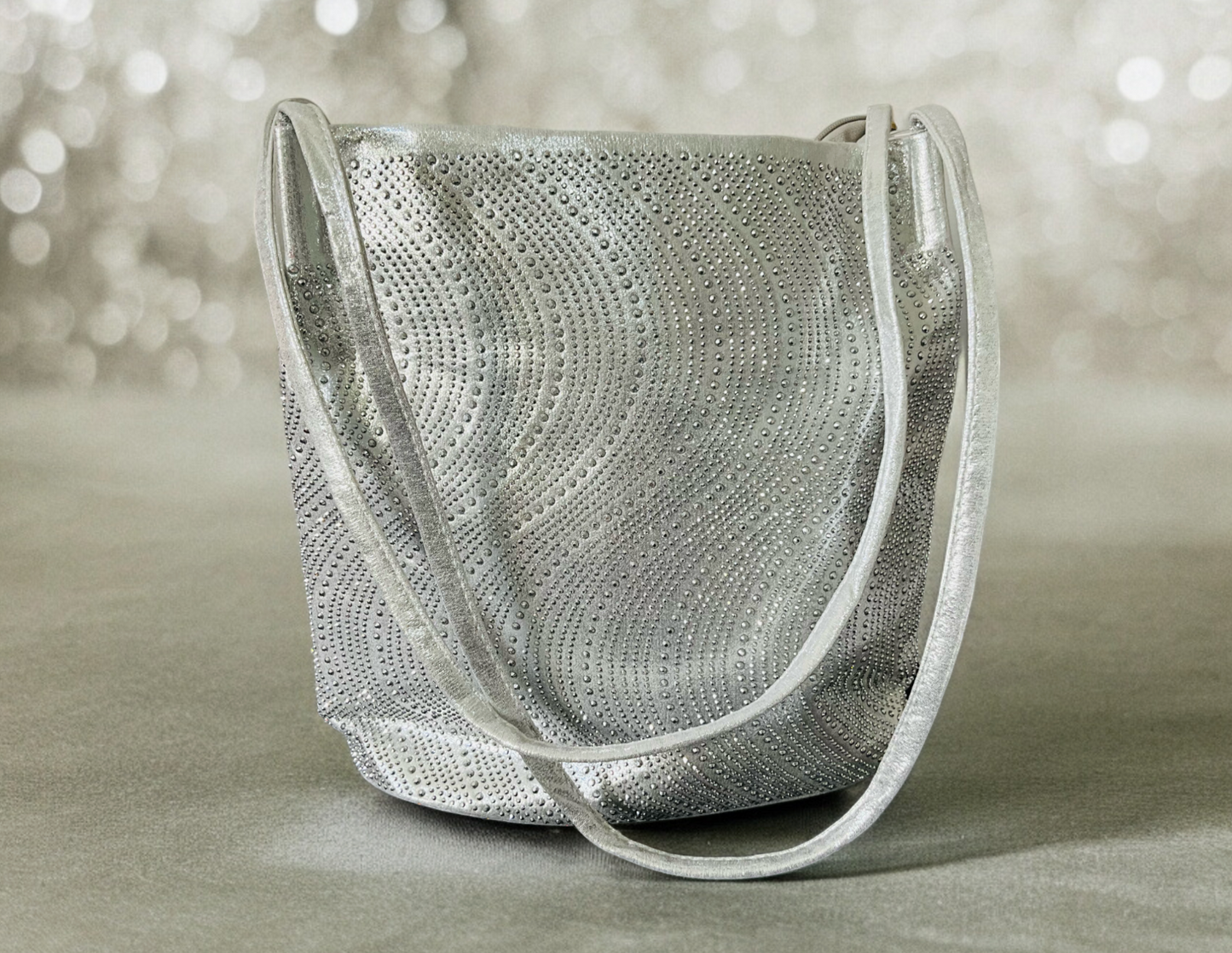 Over Shoulder Wavy Sparkle Bling bag